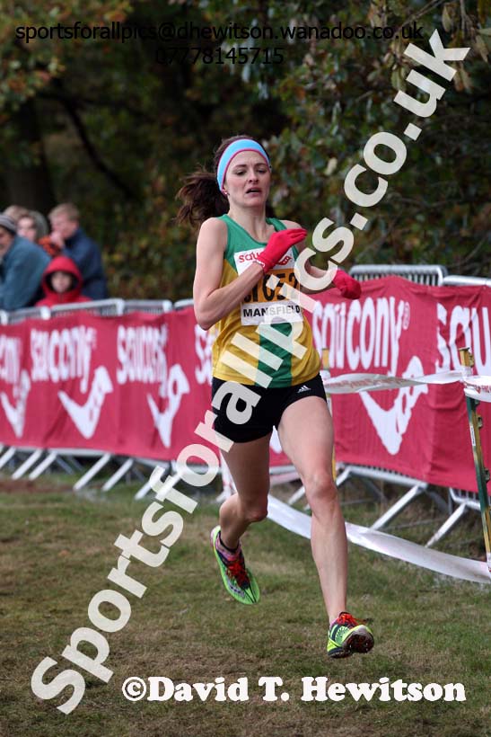 Senior women, 2016 National Cross Country Relays, Berry Hill Park, Mansfield. Photo: David T. Hewitson/Sports for All Pics